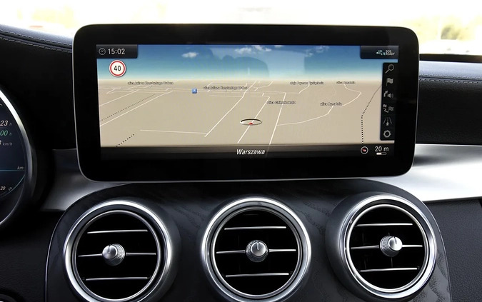 Mercedes-Benz Klasa C cena 126688 przebieg: 110196, rok produkcji 2018 z Nowogród małe 436